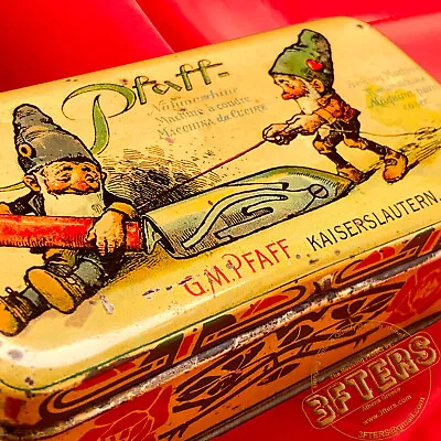 PFAFF Vintage Accessories Attachments Tin Box Germany • $129.97