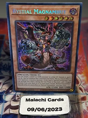 Yugioh X1 Bystial Magnamhut MP23-EN157 Prismatic Secret Rare 1st Ed (Near Mint) • $3.99