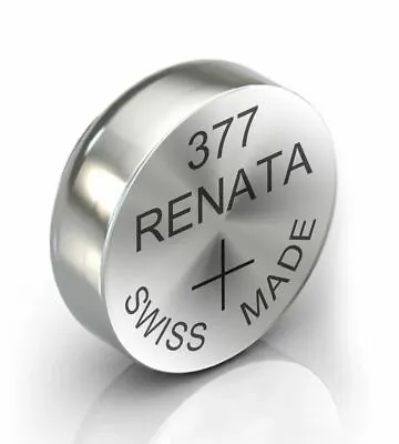 Renata Swiss Watch Batteries - 315 317  319 321 364 370 371 377 379 390 395 399 • £2.35