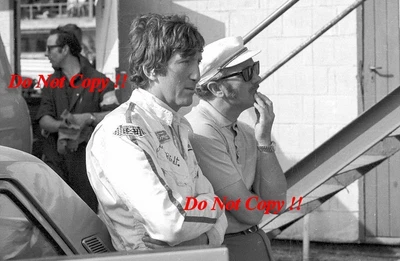 £3.20 • Buy Jochen Rindt & Colin Chapman Gold Leaf Team Lotus F1 Portrait 1970 Photograph 2
