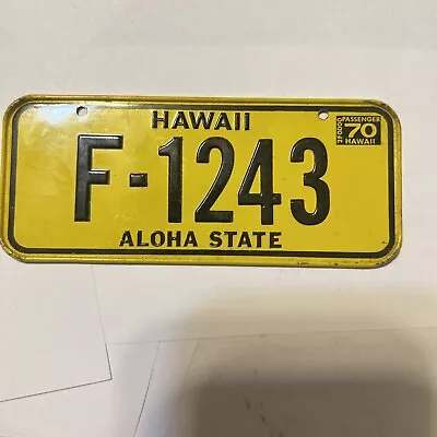 Hawaii Wheaties  Miniature License Plate New Old Stock  Lightly Embossed. • $10