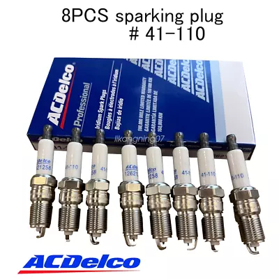 8PCS Genuine 41-110 Iridium Spark Plugs 12621258 For Chevy GMC 4.8L 5.3L 6.0L • $19.85