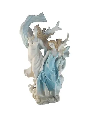 Vintage Two Angel Figures Statue | Decorative | 15 X9  • $65