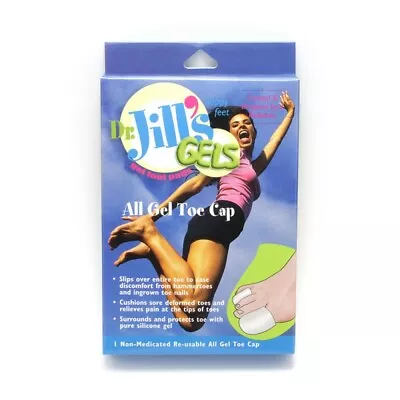 Dr. Jill's Gel Toe Cap Hammertoes Corns Cushion (single) • $11.99