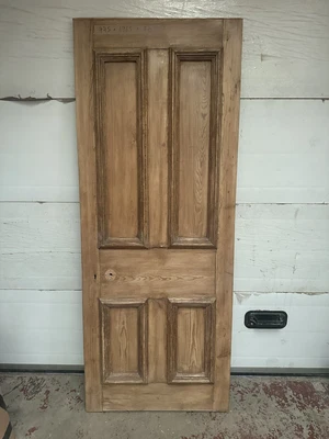 £100 • Buy 4 Panel Pitch Pine Victorian Internal Door