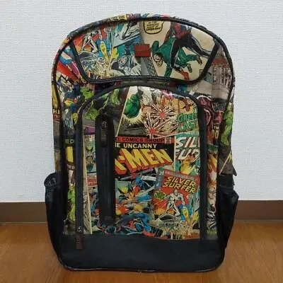 MARVEL Heroes Comic Pattern Rucksack Backpack Spider-man X-men Hulk • $95