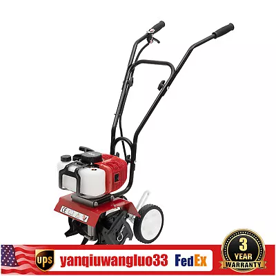 Mini Cultivator 52CC 2 Stroke Tine Tiller Garden Yard Gas Engine Air Cool Tiller • $168