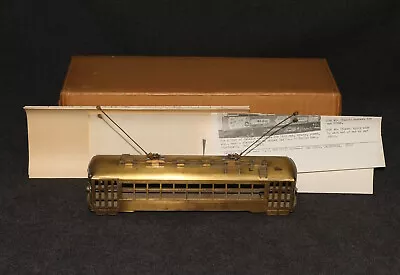 Train Brass San Diego #400 Car Body Pacific Traction Class 5 O Gauge Boxed • $149.44