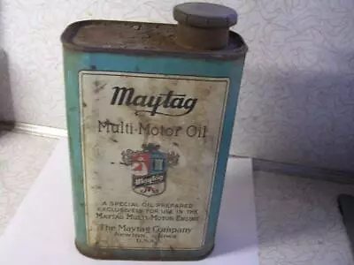 Vintage Maytag Multi-Motor Oil & Gas Fuel Mixing Can/Tin Quart • $34.99