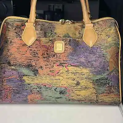 Vincent Van Gogh Paris AMSTERDAM Colorful Satchel Handbag Purse • $30.17