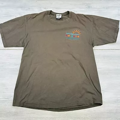 VTG Margaritaville Shirt Mens XL Brown Key West Earth Collection Anvil Tag • $12.79