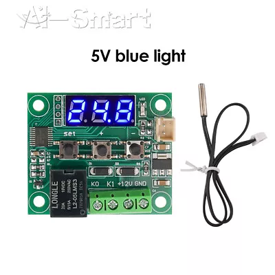 £3.36 • Buy DC 5V W1209 Blue LED Temperature Switch Thermometer Thermostat Controller Sensor