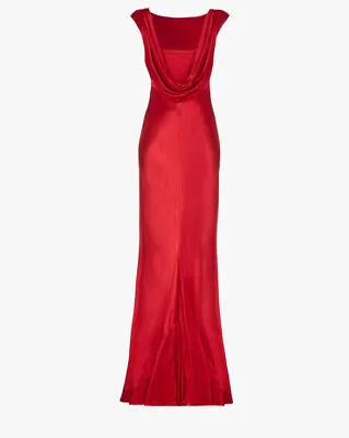 Ghost Hollywood Salma Dress Chilli Red Sz P New Rrp £225 • £160