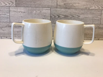 $19.99 • Buy 2 Vintage Vacron Bopp-Decker Cup Insulated Vacuum Plastic Blue MUGS