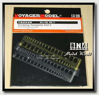 $3.97 • Buy Voyager Models Scribing Template Set 2 (Modelling Tool For Aircraft Kits)