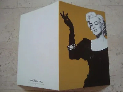 MARILYN MONROE Vintage 1980s Oversized GIANT Fold-out GREETING CARD  • $12.99