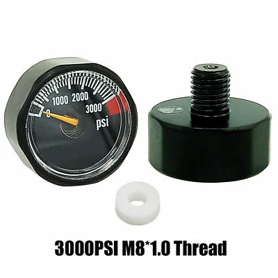 Pressure Gauge 3000 Psi M8*1.0 Micro Mini Manometer For Paintball PCP HPA Tank • $7.58