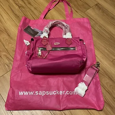 NWT Sapsucker Fuschia Purse/crossbody With Dust Bag • $4.99