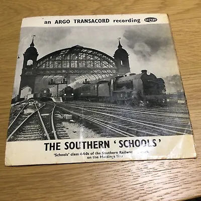 An ARGO TRANSCORD Recording - The Southern 'Schools' Railway -Train Enthusiasts • £3