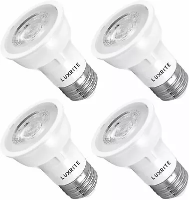 Luxrite PAR16 LED Bulb 2700K 450lm Enclosed Fixture Rated E26 Base 4-Pack • $24.95