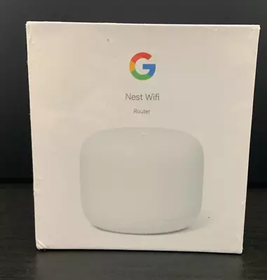 Google Nest H2D GA00595-US WiFi Router AC2200 2.4GHz/5GHz Snow Sealed • $64.99