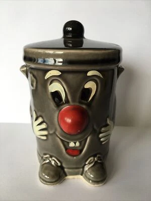 £10.99 • Buy FAB VINTAGE 1980s RETRO DUSTY BIN 3-2-1 TED ROGERS GAME SHOW CERAMIC MONEY BOX