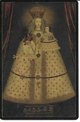 Holy Card Of Our Lady Of Guapulo (O. L. Of The Cloud) & Large Miraculous Medal  • $6.25