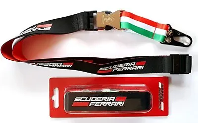 Scuderia Ferrari  Black Or Red  SF FW Lanyard - 1301191028 • £17.99