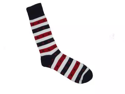 Mens Casual Dress Novelty Socks Accents American Flag Stars & Stripes • $5.45