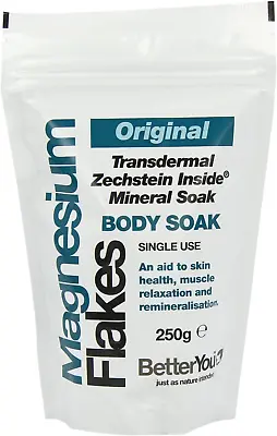 BetterYou Magnesium Flakes Body Soak 250g • £12.57