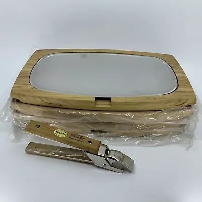 VTG VPC Set Of 4 Wood & Metal Sizzler Steak Fajita Plates With Handle Taiwan • $45.95