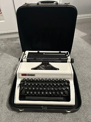 £50 • Buy Vintage Retro 1970s Daro Erika Model 42 Portable Typewriter. Good Condition