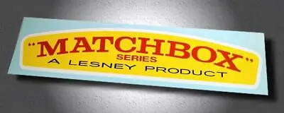 MATCHBOX Series • A Lesney Product • Vintage Style Logo Sticker • Decal  • $3.75