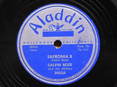 $20 • Buy Calvin Boze R&B 78 Angel City Blues Bw Safronia B On Aladdin
