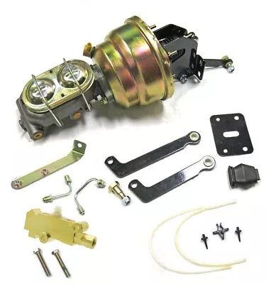 For 1962-74 MOPAR A B E Body 7  Dual Power Brake Booster  1-1/8  Bore Master Kit • $209.99