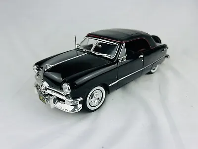 Maisto 1950 Ford Deluxe Coupe 1:18 Scale Diecast Model Car Black • $24.50