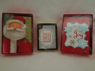 Vintage Christmas Cards Lot Of 3 New Boxes Of Cards 2 Of The Boxes Are Hand Made • $19.99