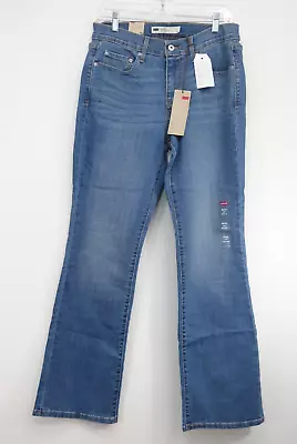 Levi's Womens 515 Bootcut Mid Rise Denim Jeans - Blue Salvation US Size 8 M / 29 • $20.79