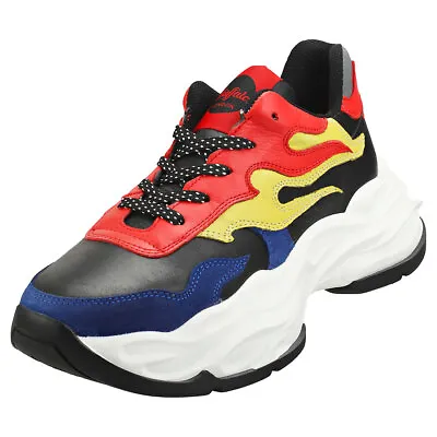 Buffalo Eyza Womens Black Multicolour Platform Trainers - 3 UK • $102.40