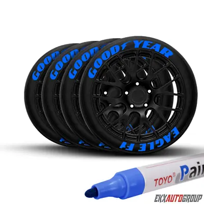 TOYO Tire Letters Waterproof Permanent Paint Marker Pen Car Tires Rubber Metal • $12.99