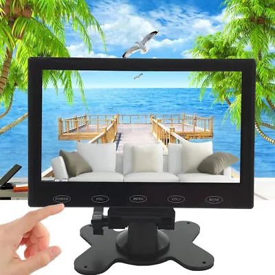 Mini 7  LCD CCTV Monitor PC Screen HDMI VGA AV RCA 1080p For Raspberry Pi • $53.98