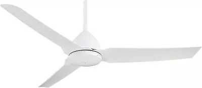 Minka-Aire F753-WHF Java Flat White 54  Outdoor Ceiling Fan With Remote Control • $158.12