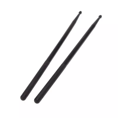 1X(Pair Of 5A Drumsticks Nylon Stick For Drum Set  Professional Black H7A4)6549 • $11.15