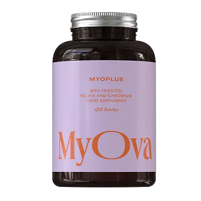 MyOva Supplement For PCOS: Myo-inositol + Folate + Chromium | Made In The UK • £32