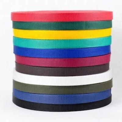 £2.35 • Buy Polypropylene Webbing Strap Tape Choice Of Colour And Width