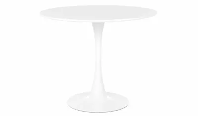 Habitat Tulip 4 Seater Round Dining Table - White • £152.99