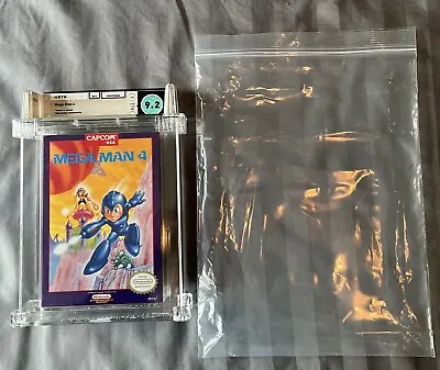 Mega Man 4 Nintendo NES Capcom CIB Complete Wata Graded 9.2 9.4 Box! 9.4 Cart! • $1149.99