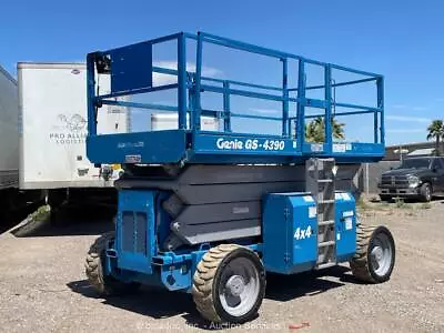 2007 Genie GS-4390 43' 4WD Rough Terrain Scissor Lift Man Platform Bidadoo • $58