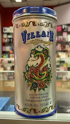 Ed Hardy Villain For  Men -  Edt Spray 4.2 OZ/125 Ml. New In Box • $59.99