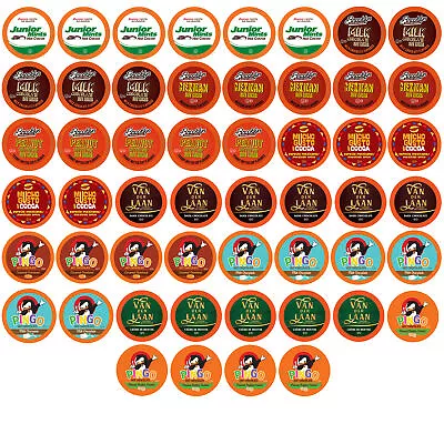 Two Rivers CoffeeVariety Chocolate Hot Cocoa Pods K Cups Single Serve52 Count • $25